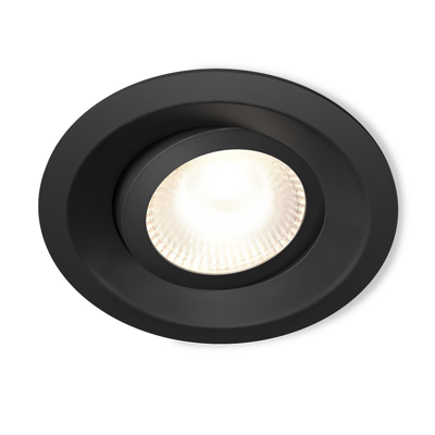 Plejd Downlight DWN-01, 8W, 2200-4000K, Svart, Tiltbar