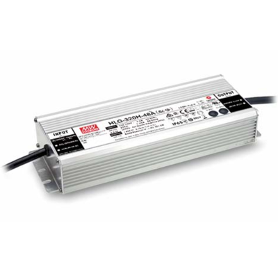 LED Driver Mean Well 24V 320W IP65 Dimbar, I/O Justerbar